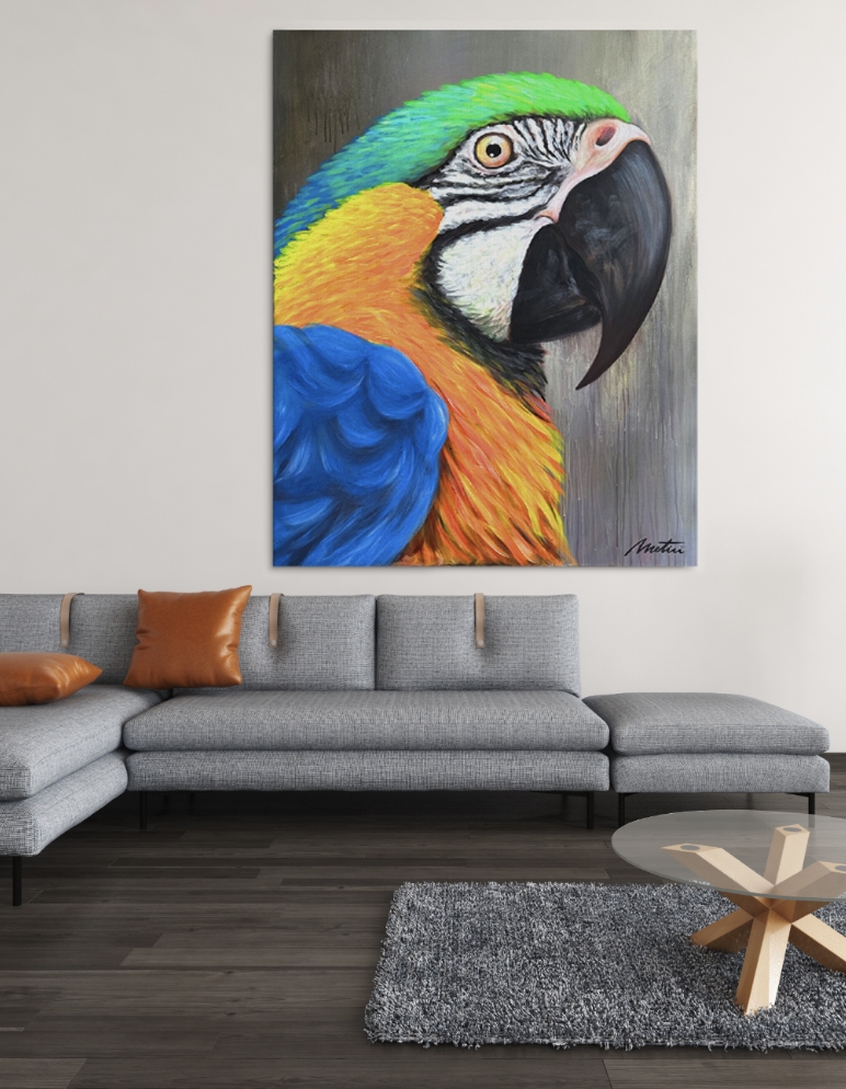The blue Macaw